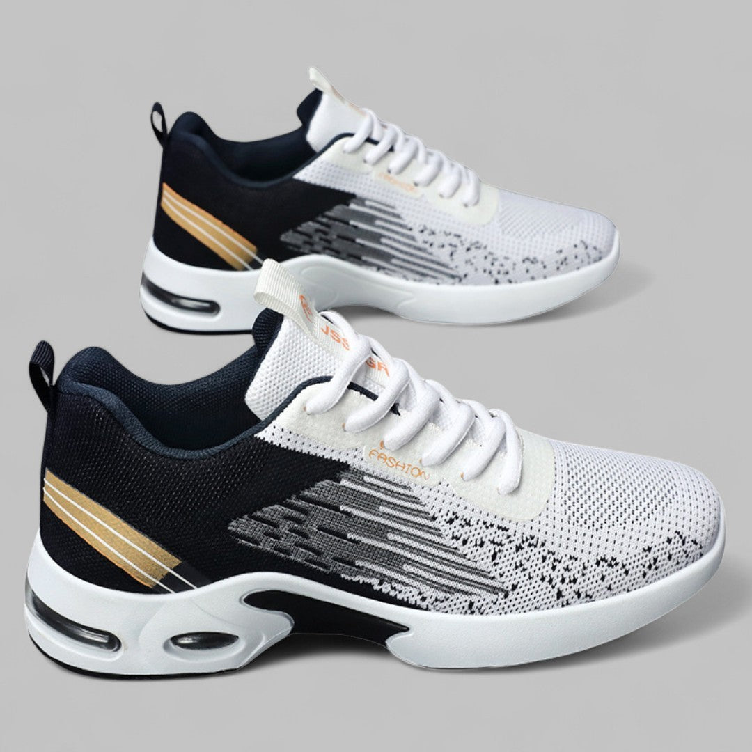 SooFeet Men Orthopedic Shoes Comfortable Airy Best Walking Air-cushioned Sole Casual