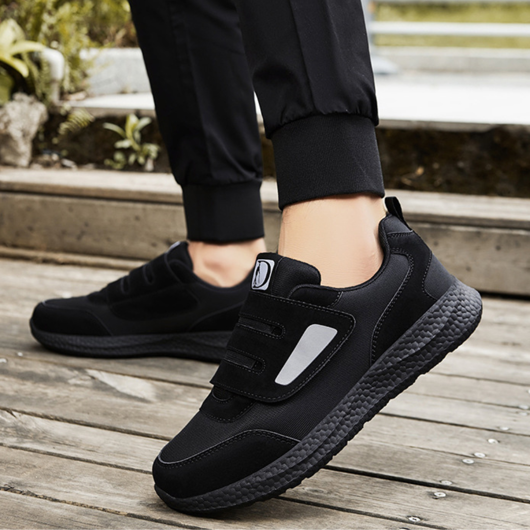 SooFeet Men Orthopedic Shoes Best Diabetic Pain-relief Arch-support Soft Mesh Suede Casual Design