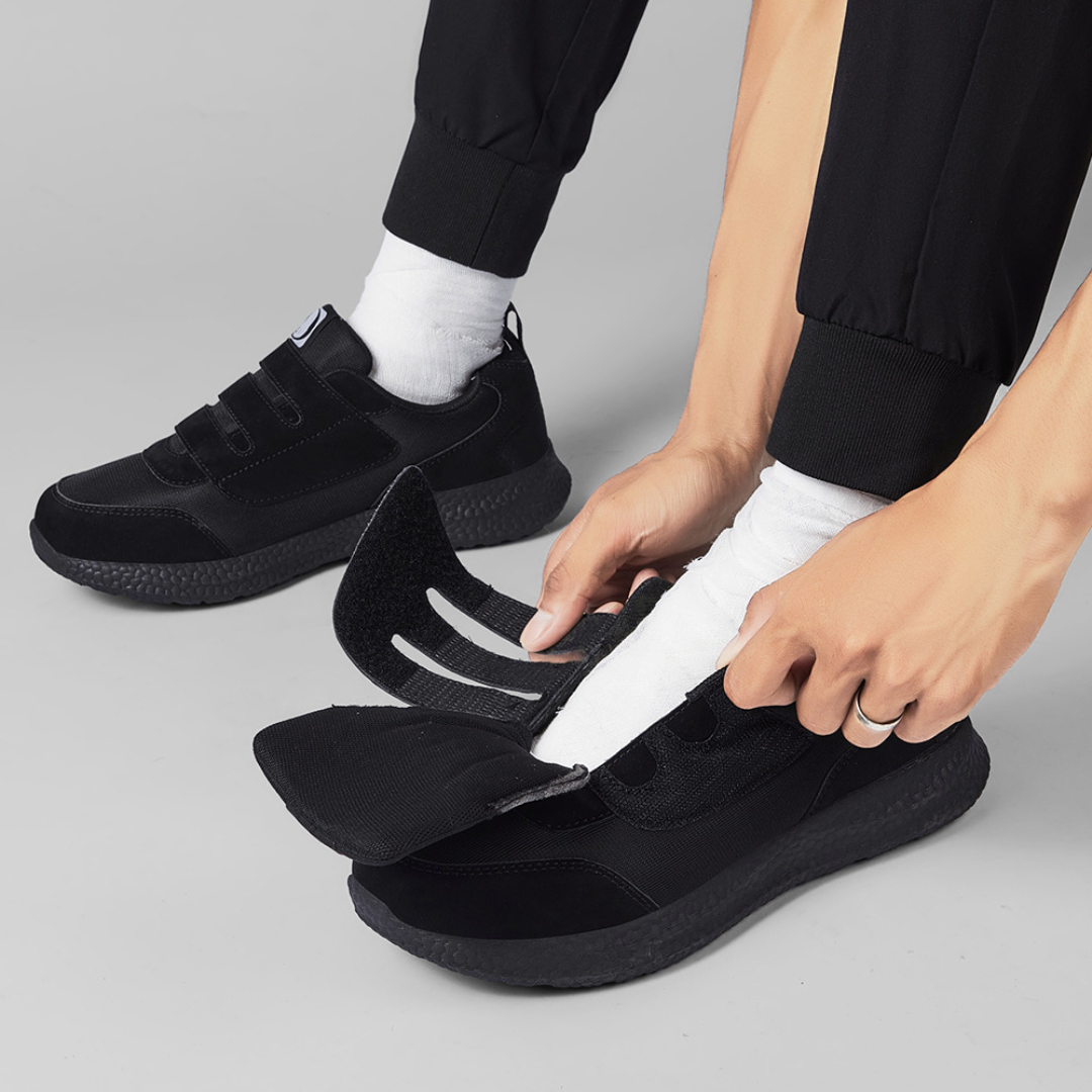 SooFeet Men Orthopedic Shoes Best Diabetic Pain-relief Arch-support Soft Mesh Suede Casual Design