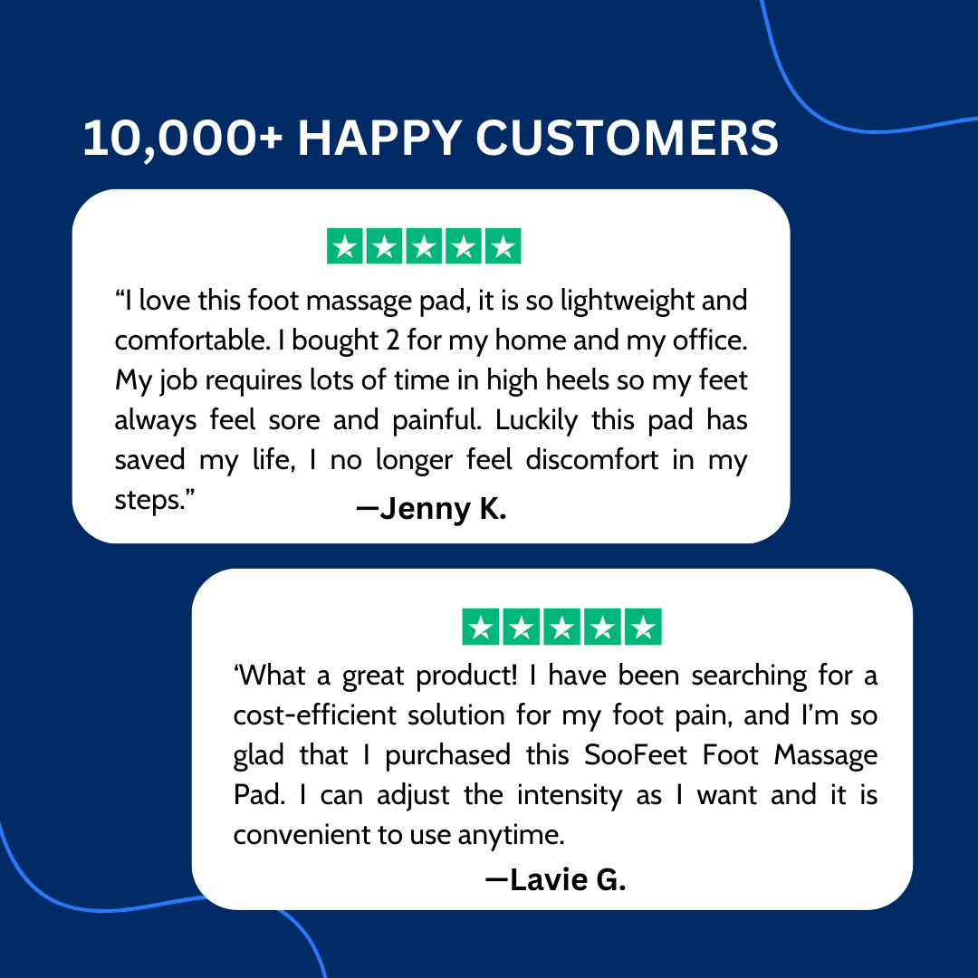 SooFeet EMS Foot Massager 3D Ergonomic Rechargeable Customized Pain Relief Electronic Pad