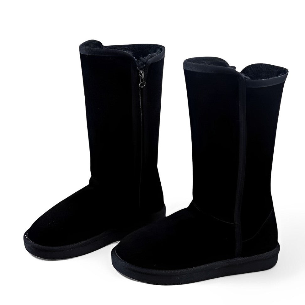 SooFeet Women Orthopedic Boots Comfortable Mid-calf Warm Fur Winter