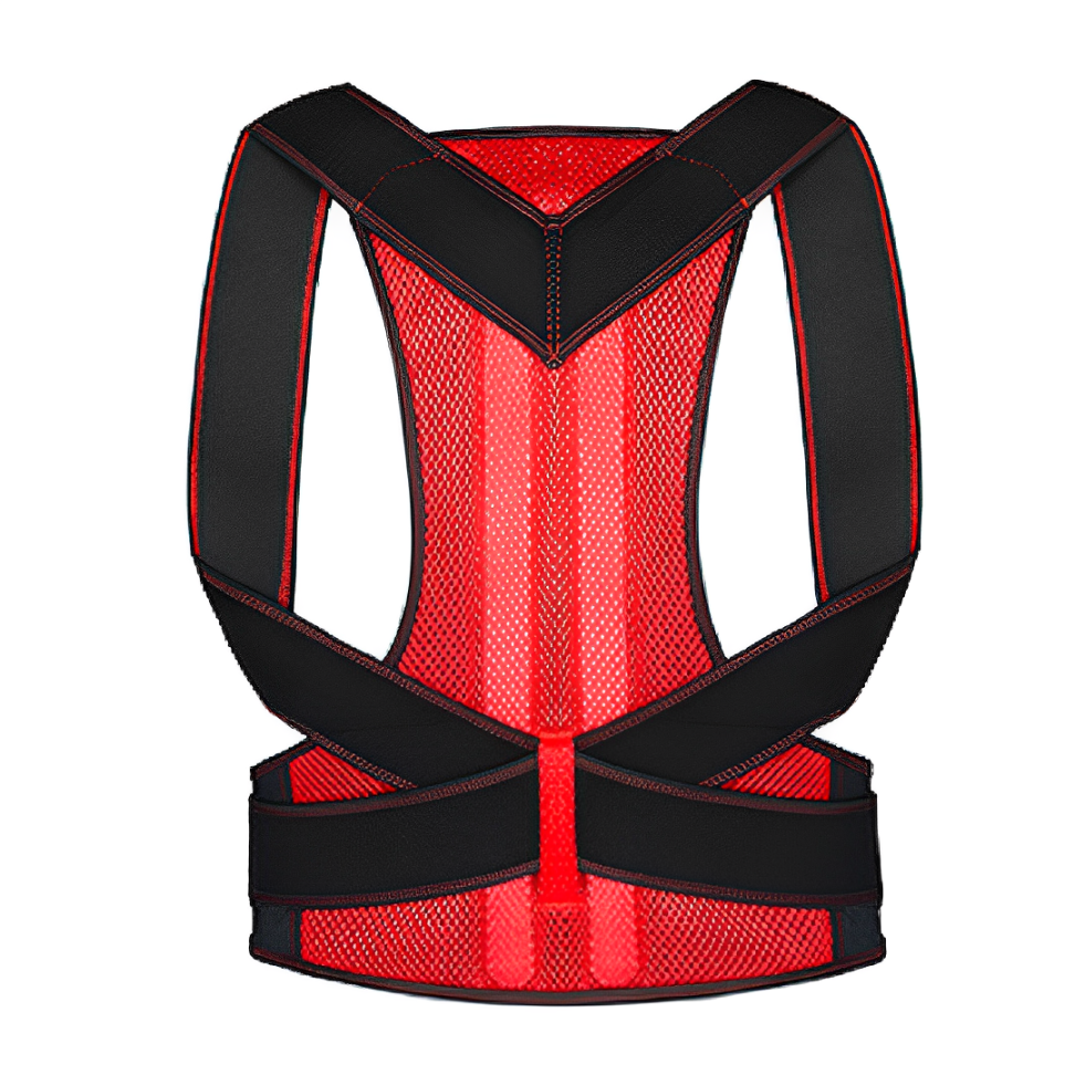 SooFeet Back Braces Ergonomic 2-in-1 Support Relaxation Breathable Adjustable Straps