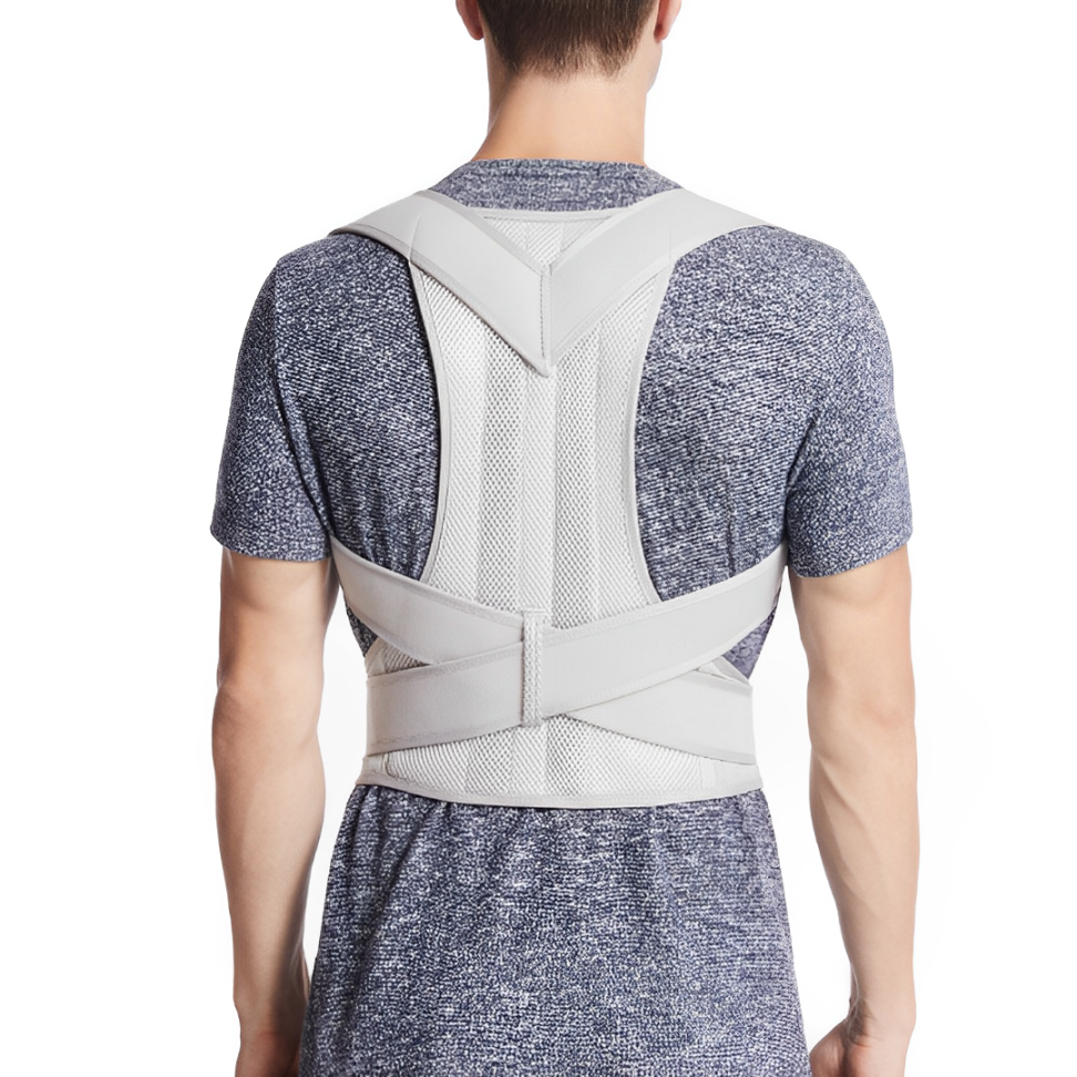 SooFeet Back Braces Ergonomic 2-in-1 Support Relaxation Breathable Adjustable Straps