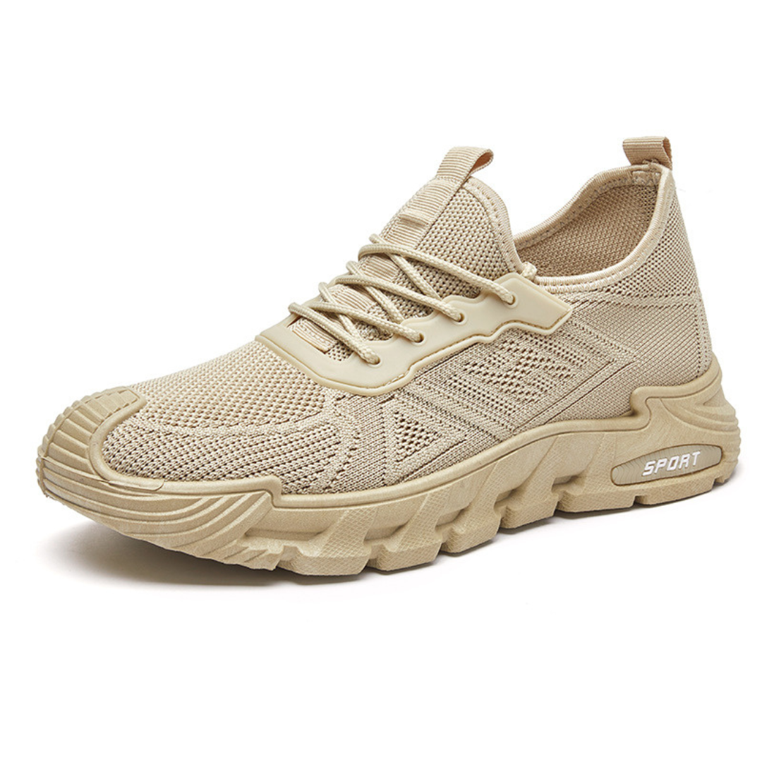 SooFeet Men Orthopedic Good Walking Shoes Comfortable Ultra-Light Air Mesh Thick Cushion Sole for Summer