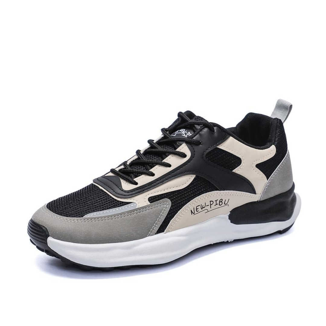 SooFeet Men Orthopedic Good Walking Shoes Comfortable Shock-Absorbing Non-Slip Bold Design