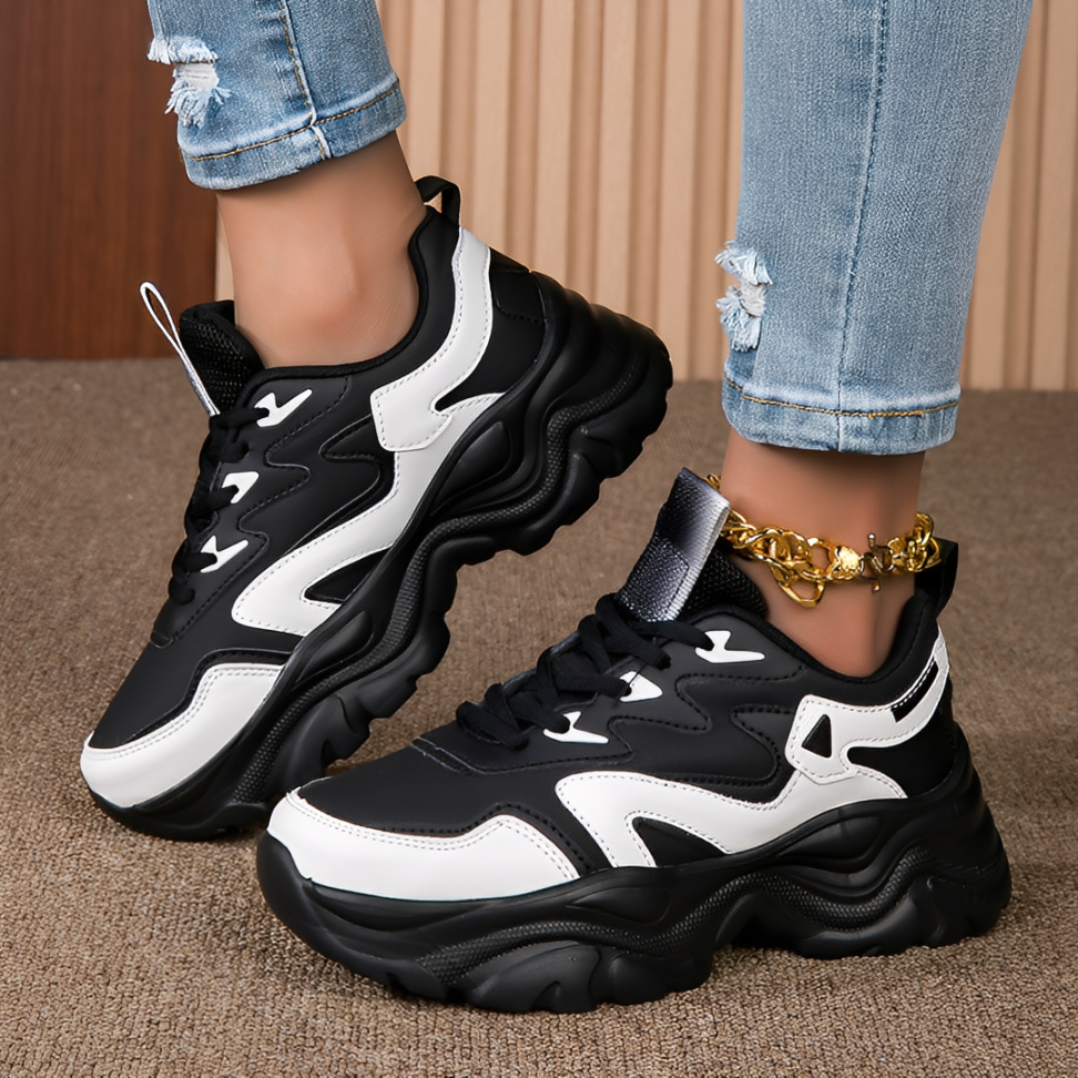 SooFeet Women Orthopedic Shoes Comfortable Waterproof Leather Casual Jogging