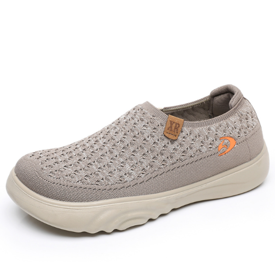 SooFeet Women Orthopedic Shoes Breathable Mesh Shallow Mouth Casual Slip-on Loafers