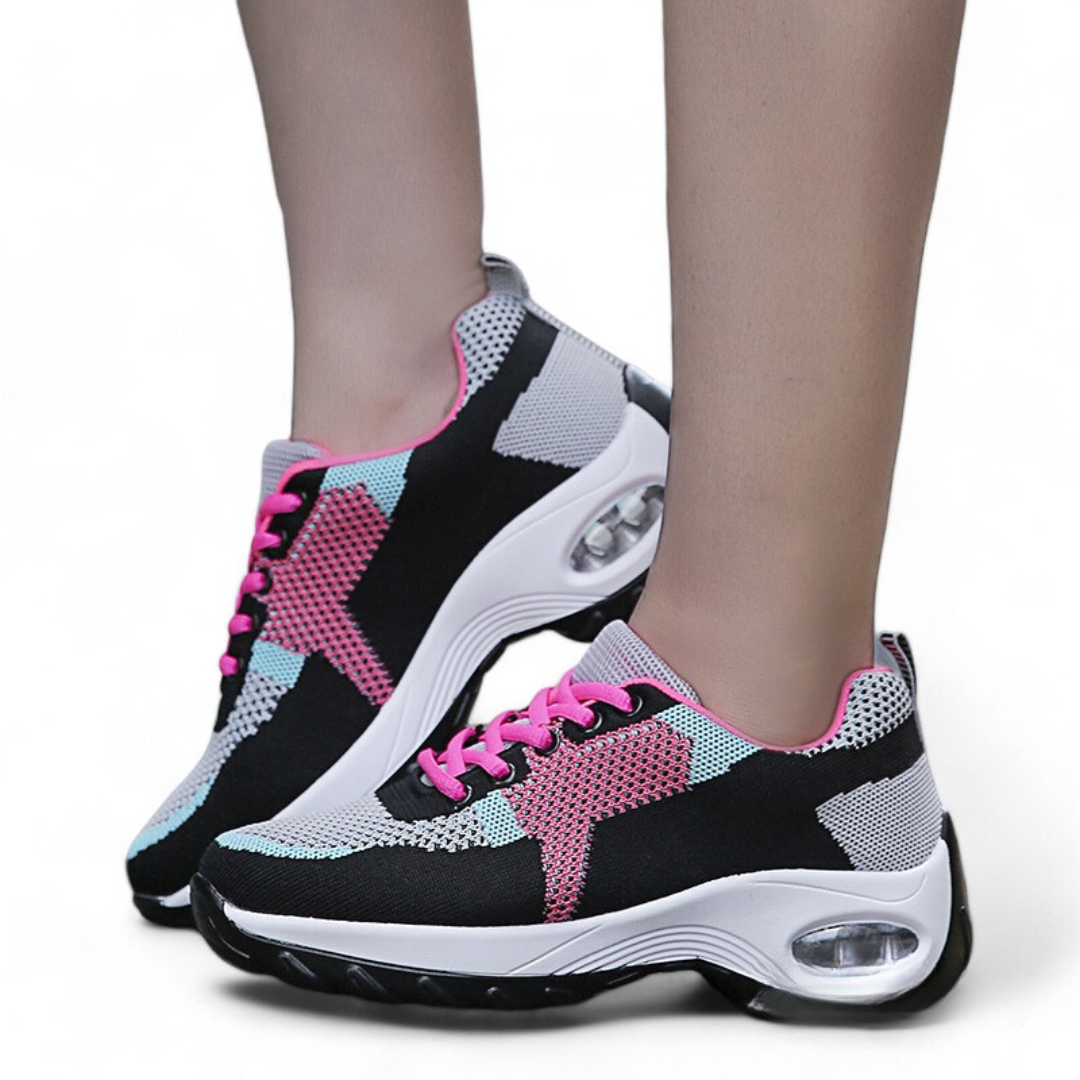 SOOFEET Orthopedic Shoes Women Cushion Mesh Sneakers