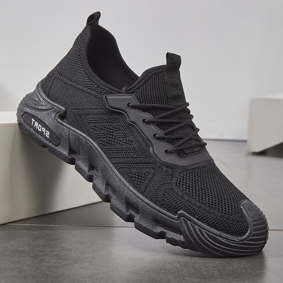SooFeet Men Orthopedic Good Walking Shoes Comfortable Ultra-Light Air Mesh Thick Cushion Sole for Summer