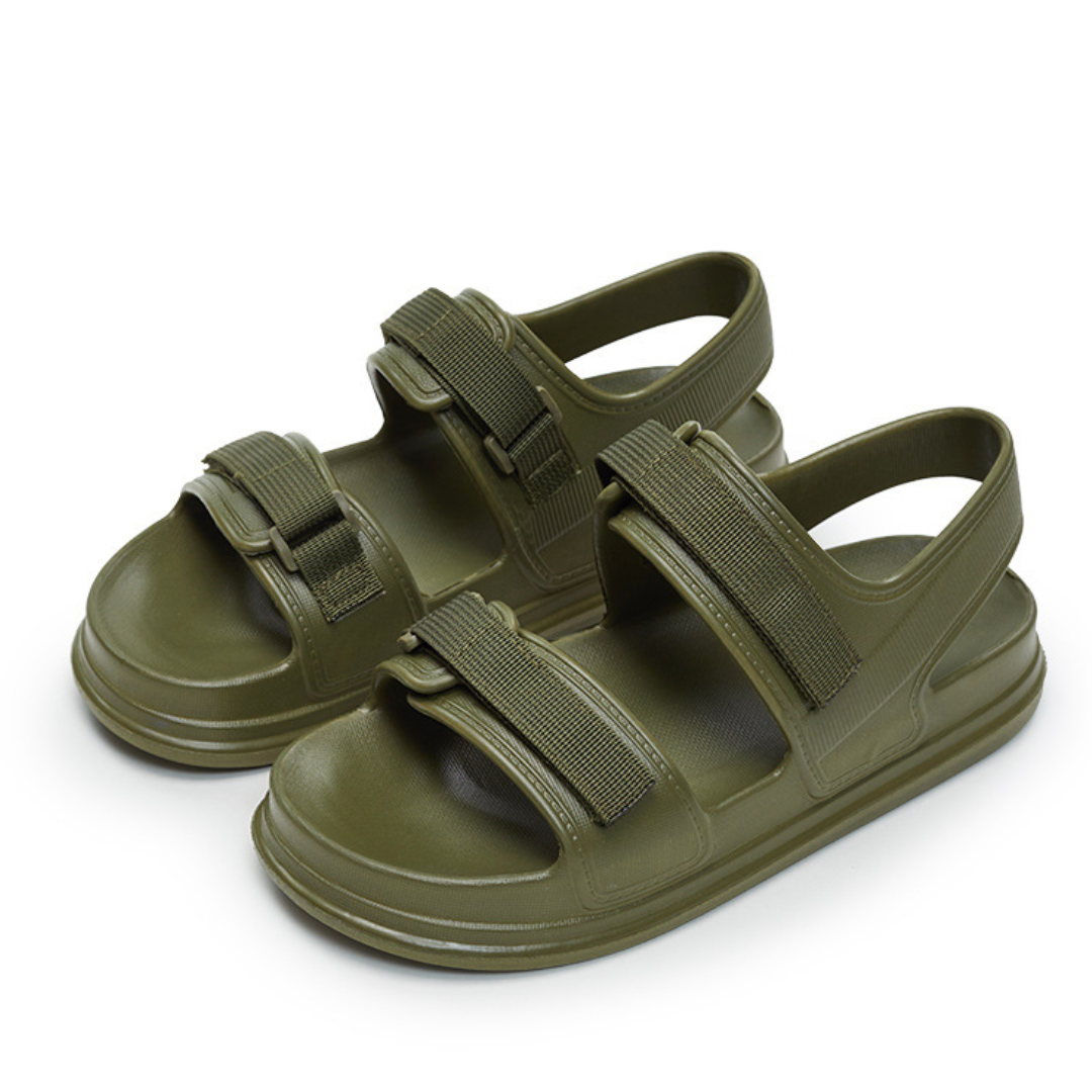 SooFeet Women Sandals Comfortable Breathable Height Increase Summer Casual Minimalist Design