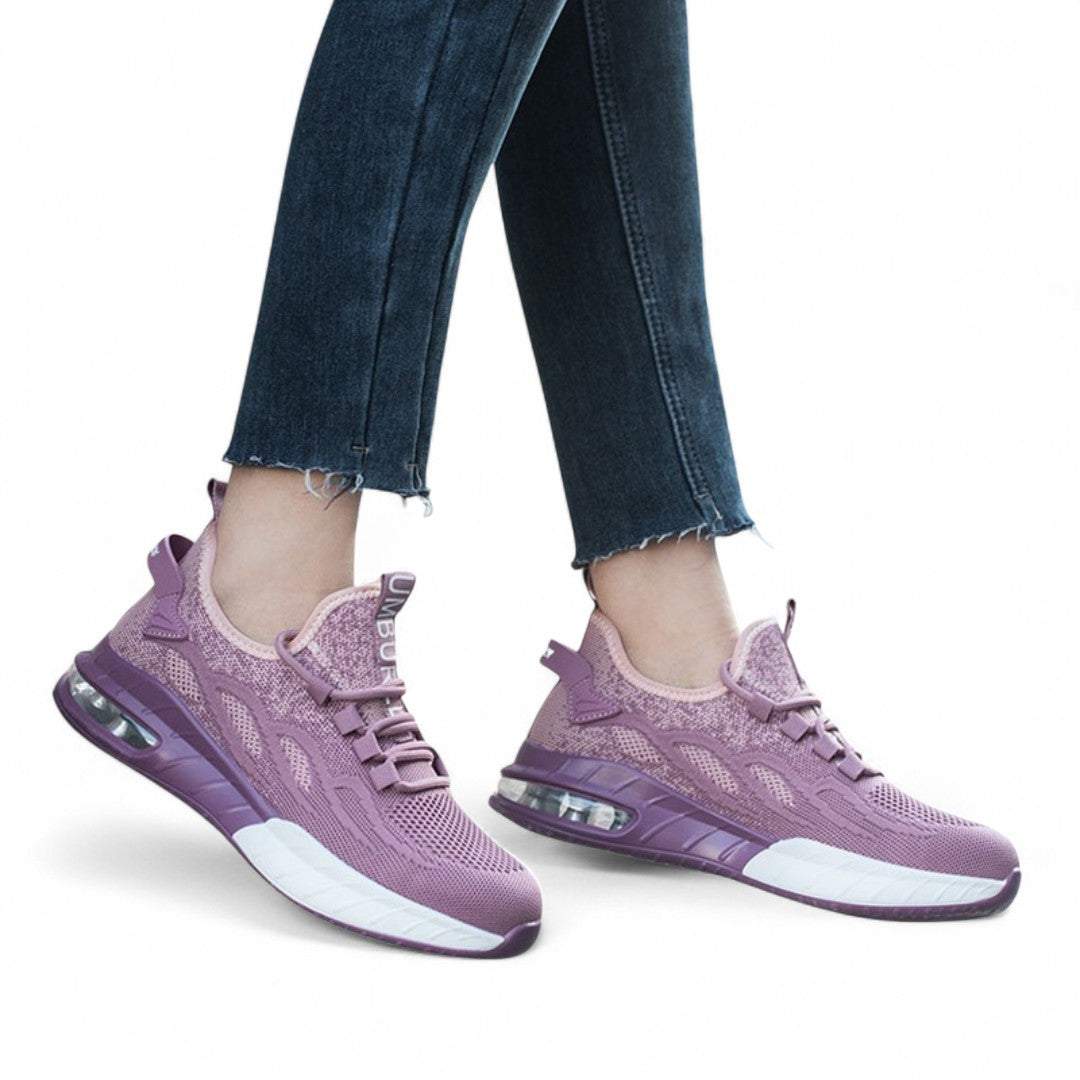SooFeet Women Orthopedic Shoes Comfortable Air Cushion Steel Toe Good Walking Shoes