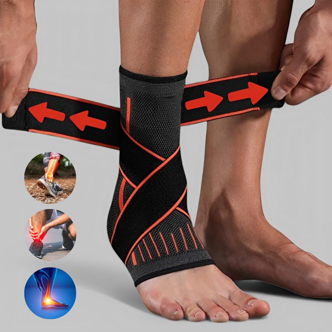 SooFeet Ankle Braces Adjustable Support Comfortable Airy Relaxation Double Straps