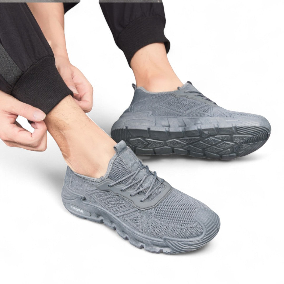 SooFeet Men Orthopedic Good Walking Shoes Comfortable Ultra-Light Air Mesh Thick Cushion Sole for Summer