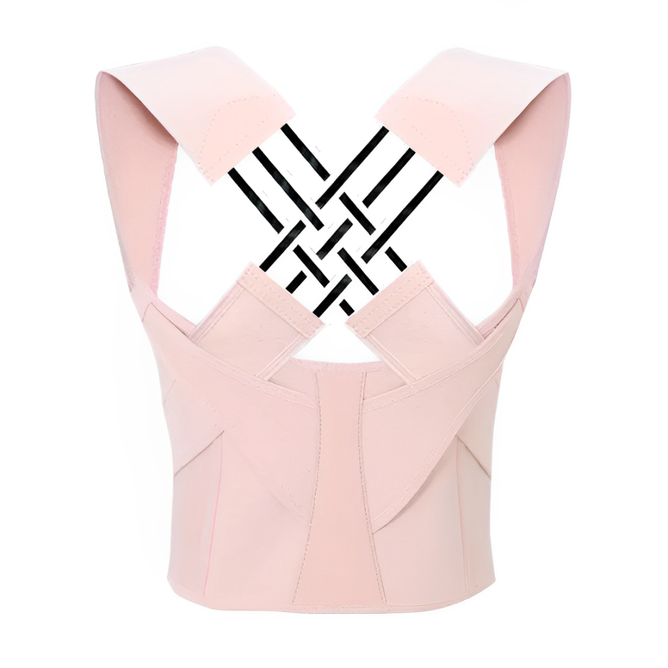 SooFeet Back Braces Breathable Full Support Adjustable Straps Hollow Design