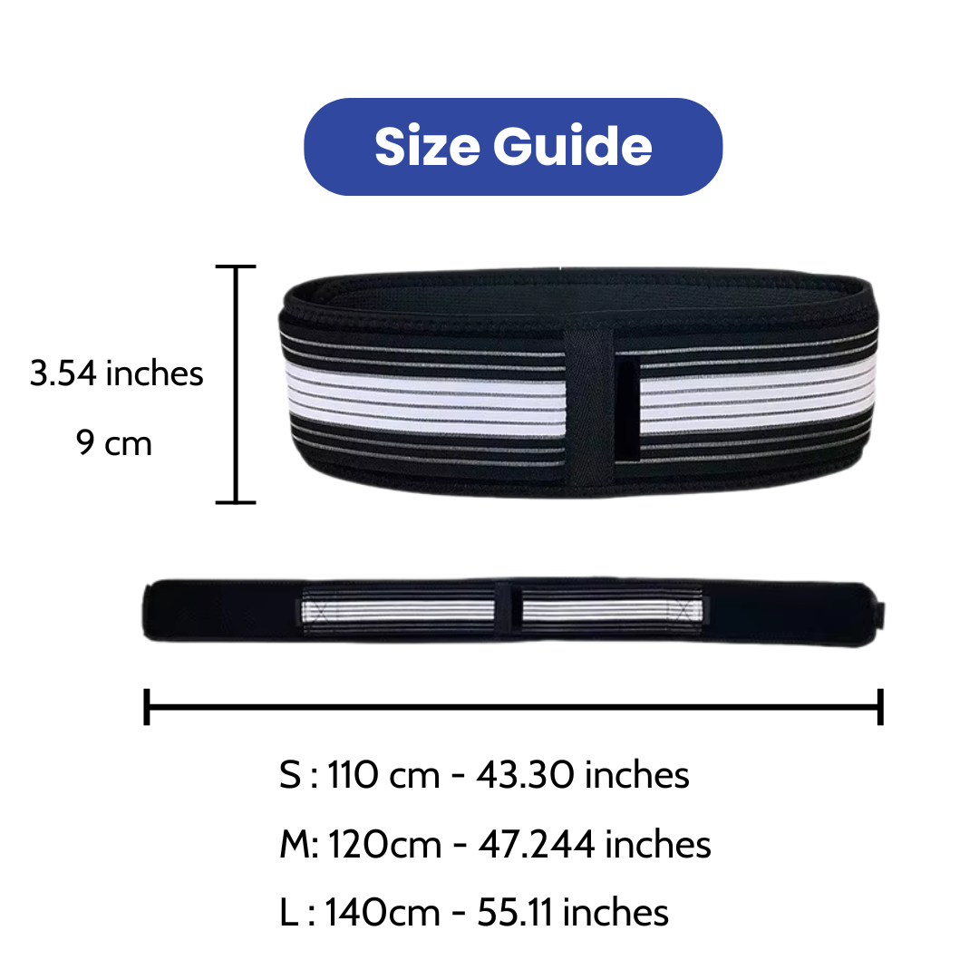 SooFeet Back Belts Adjustable Soft and Comfortable Airy Support Elastic Relaxation Braces