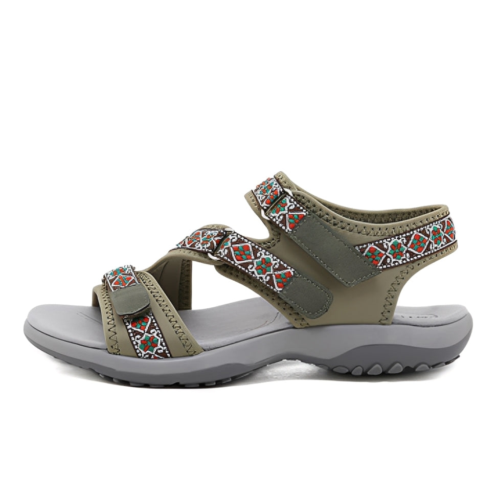 SooFeet's Women Chevron Comfort | Arch-support All-day Standing Cushioned Sandals