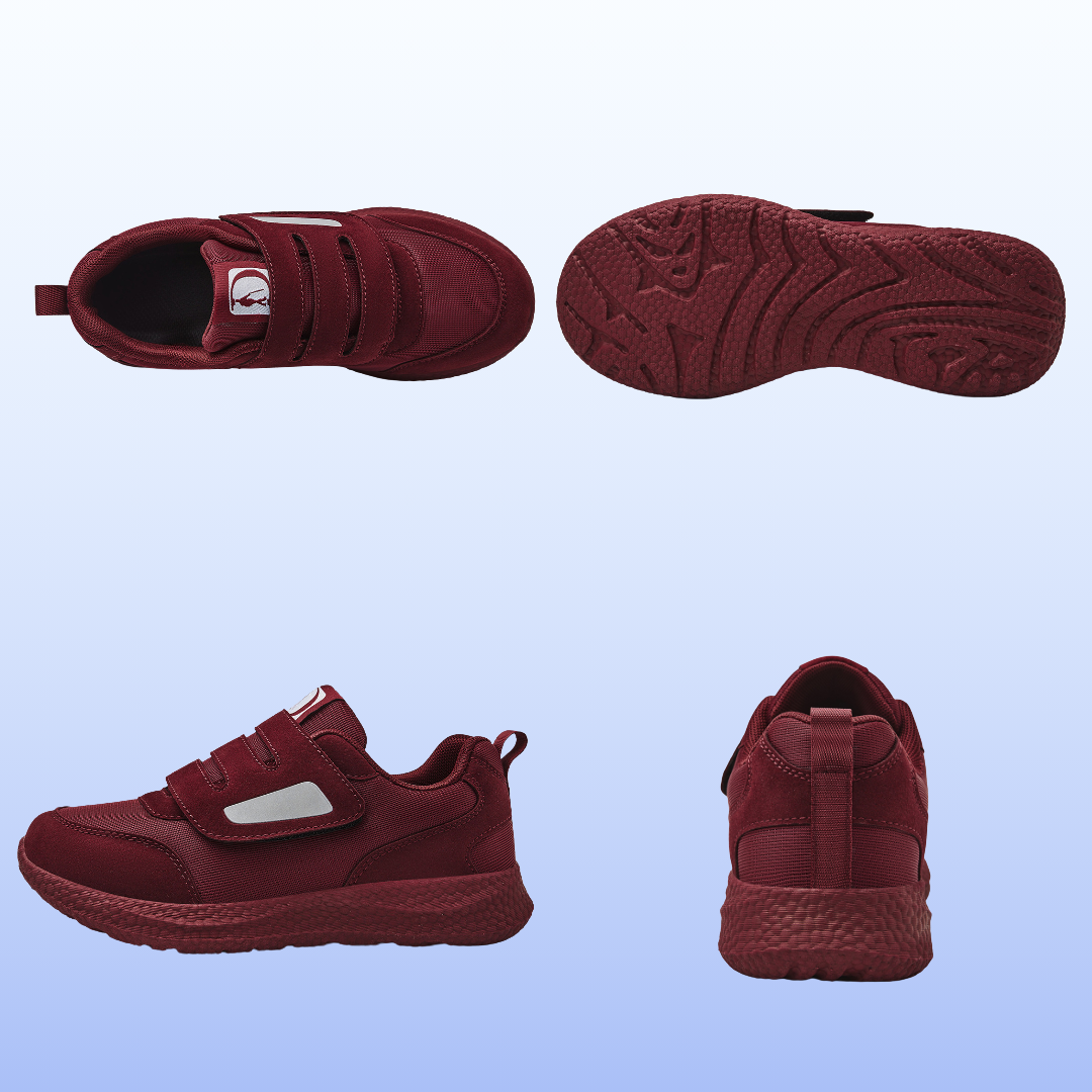 SooFeet's Women Walk Ease | Breathable Arch-support Mesh Velcro Nurse Shoes