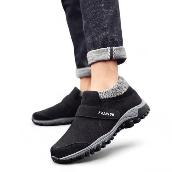 SooFeet Women Orthopedic Winter Boot Suede Leather Warm Fur