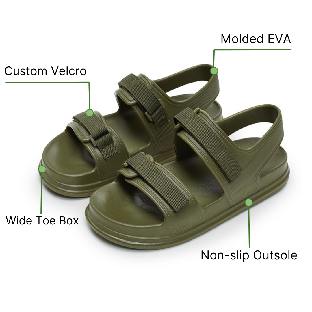 SooFeet Women Sandals Comfortable Breathable Height Increase Summer Casual Minimalist Design