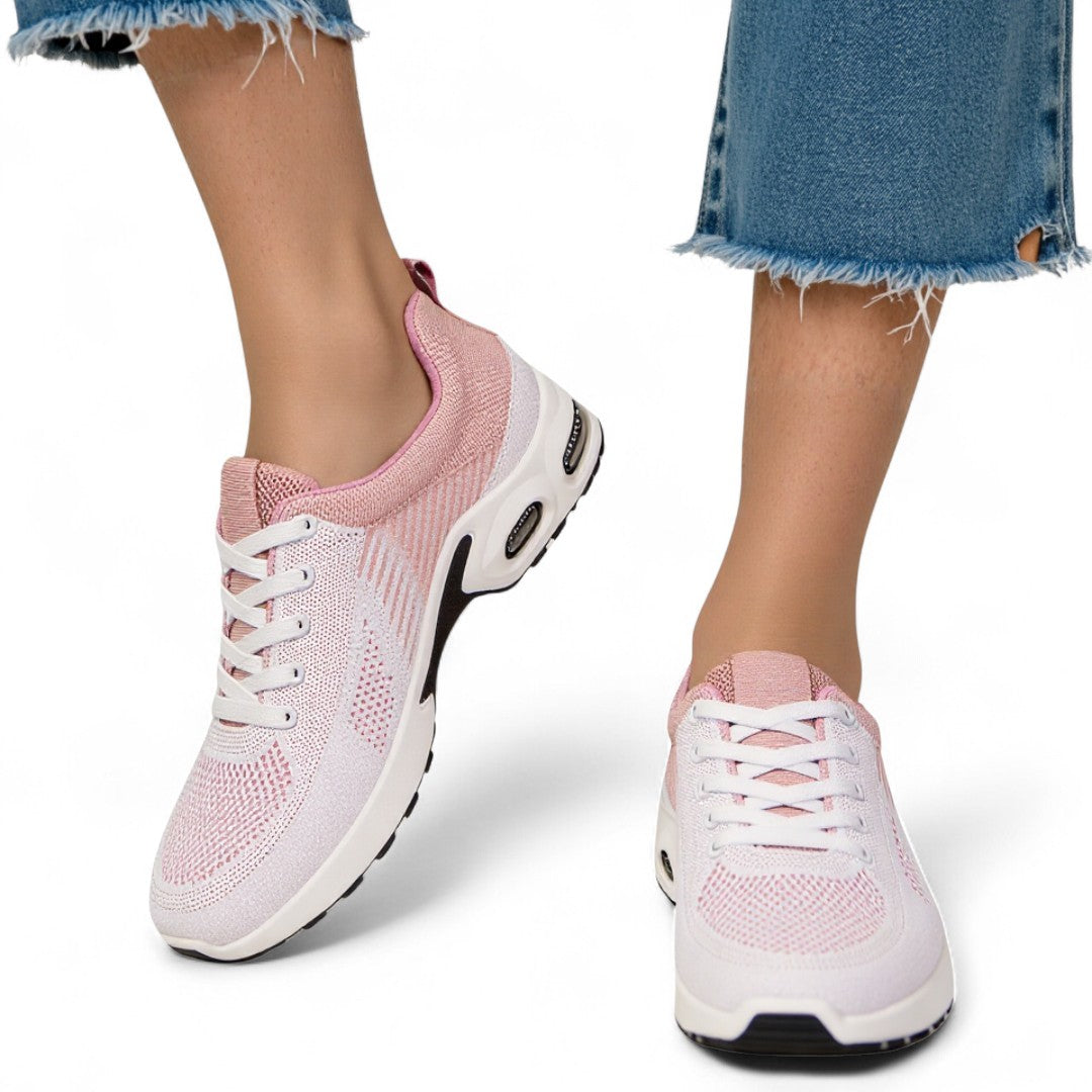 SooFeet Women Orthopedic Shoes Best Walking Breathable Air-cushioned Mesh Casual