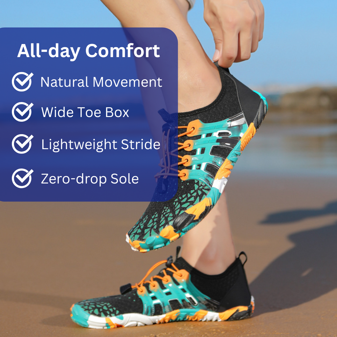 SooFeet Men #1 Barefoot Shoes Comfortable Mesh Airy Natural Lightweight Summer Beach Walking