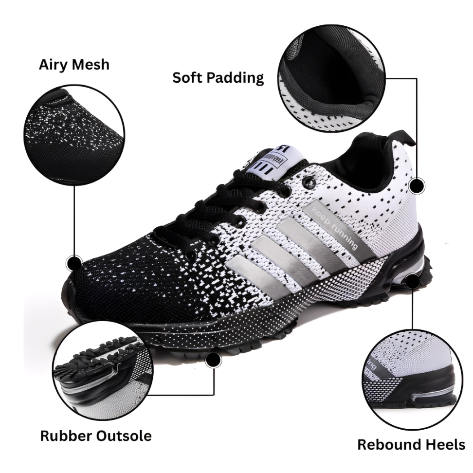 SooFeet Men Orthopedic Shoes Arch-support Comfortable Mesh Walking Trendy Design