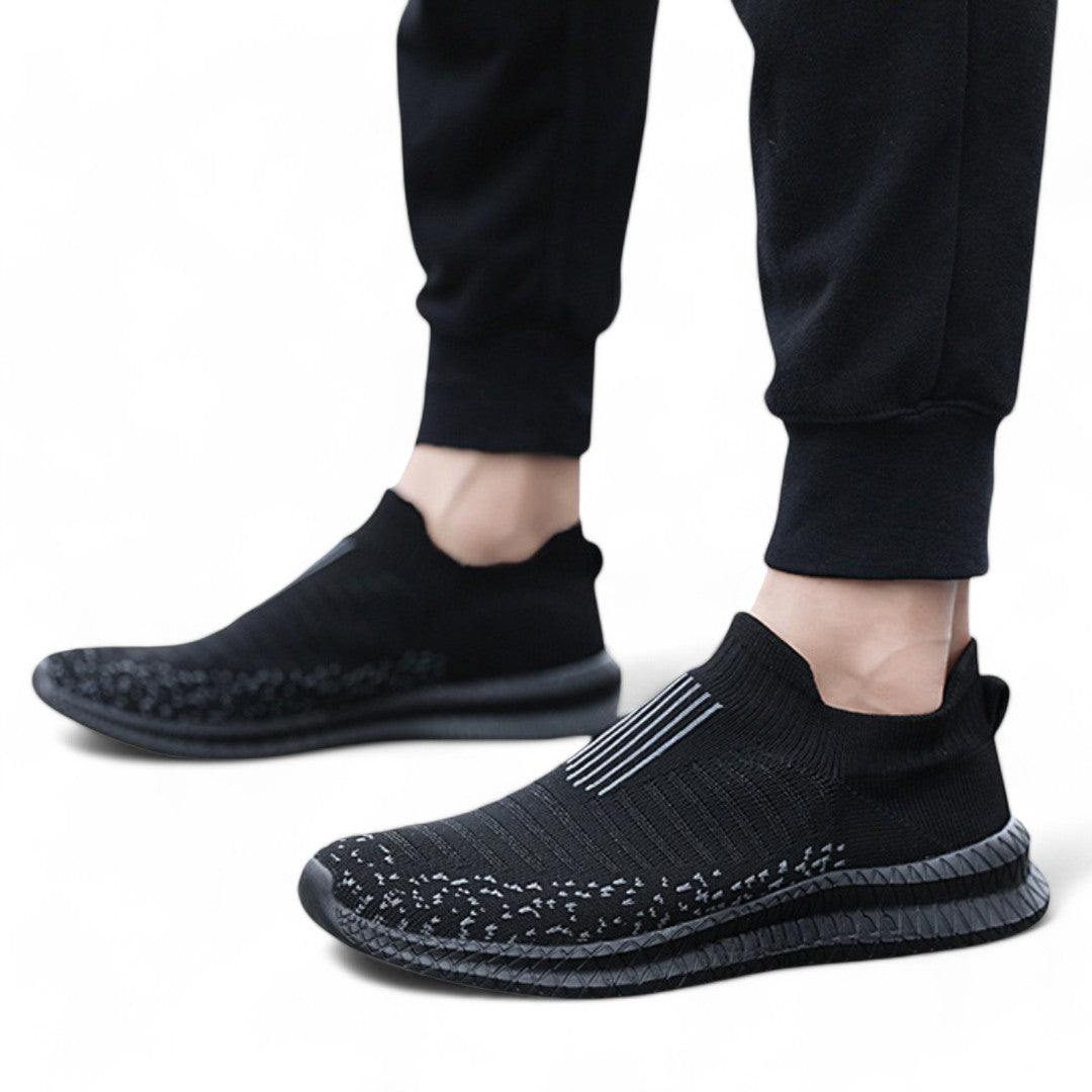 SooFeet Men Orthopedic Shoes Breathable Mesh Slip-on Outdoor Jogging