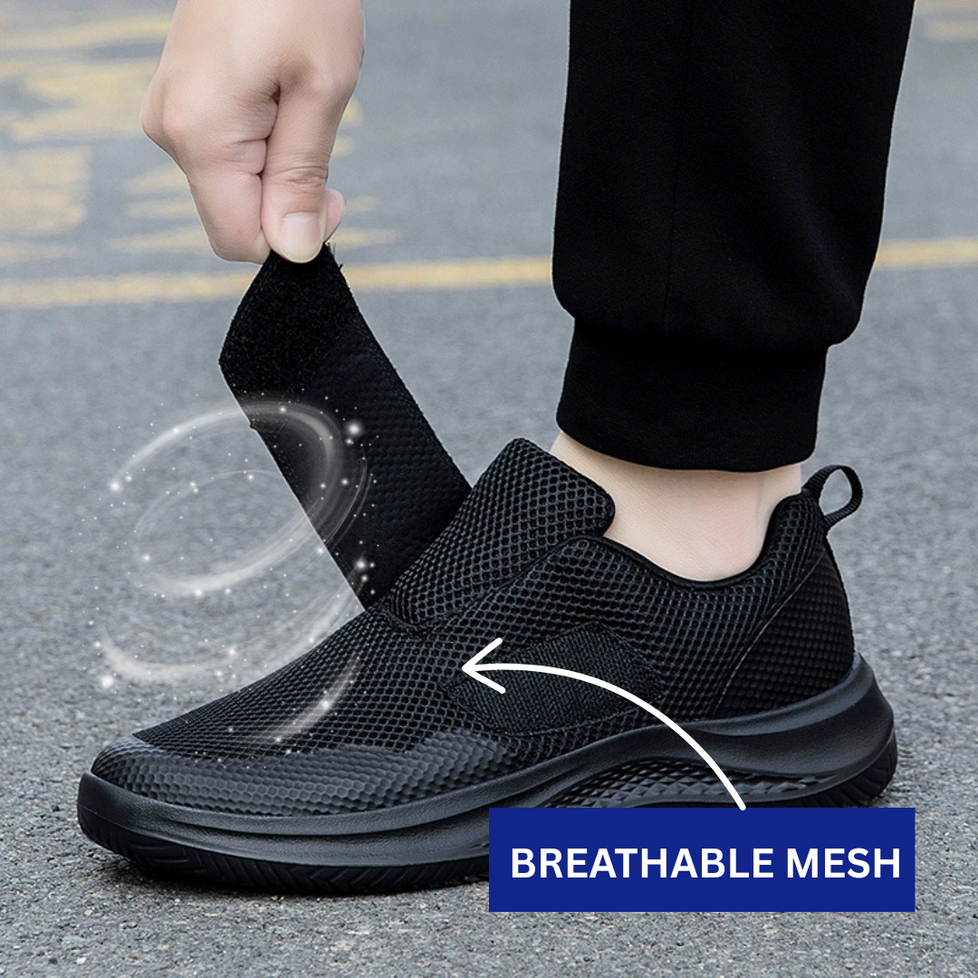 SooFeet Men Orthopedic Shoes Diabetic Breathable Arch-support Comfy All-day Standing Casual