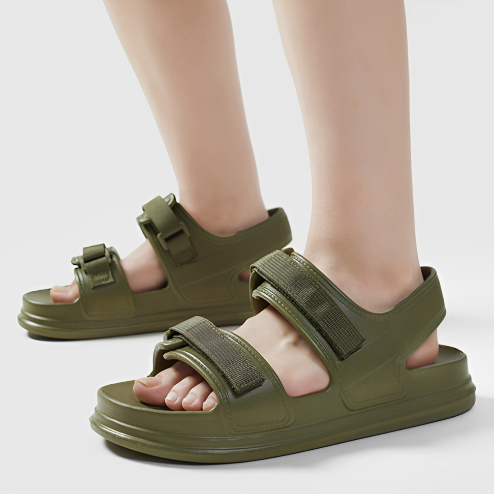 SooFeet Women Sandals Comfortable Breathable Height Increase Summer Casual Minimalist Design