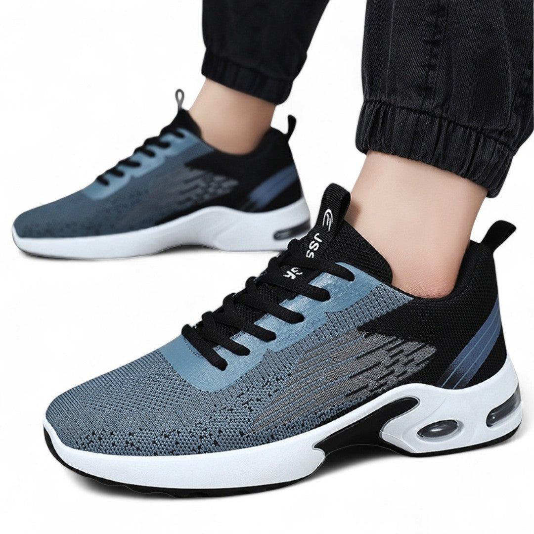 SooFeet Men Orthopedic Shoes Comfortable Airy Best Walking Air-cushioned Sole Casual