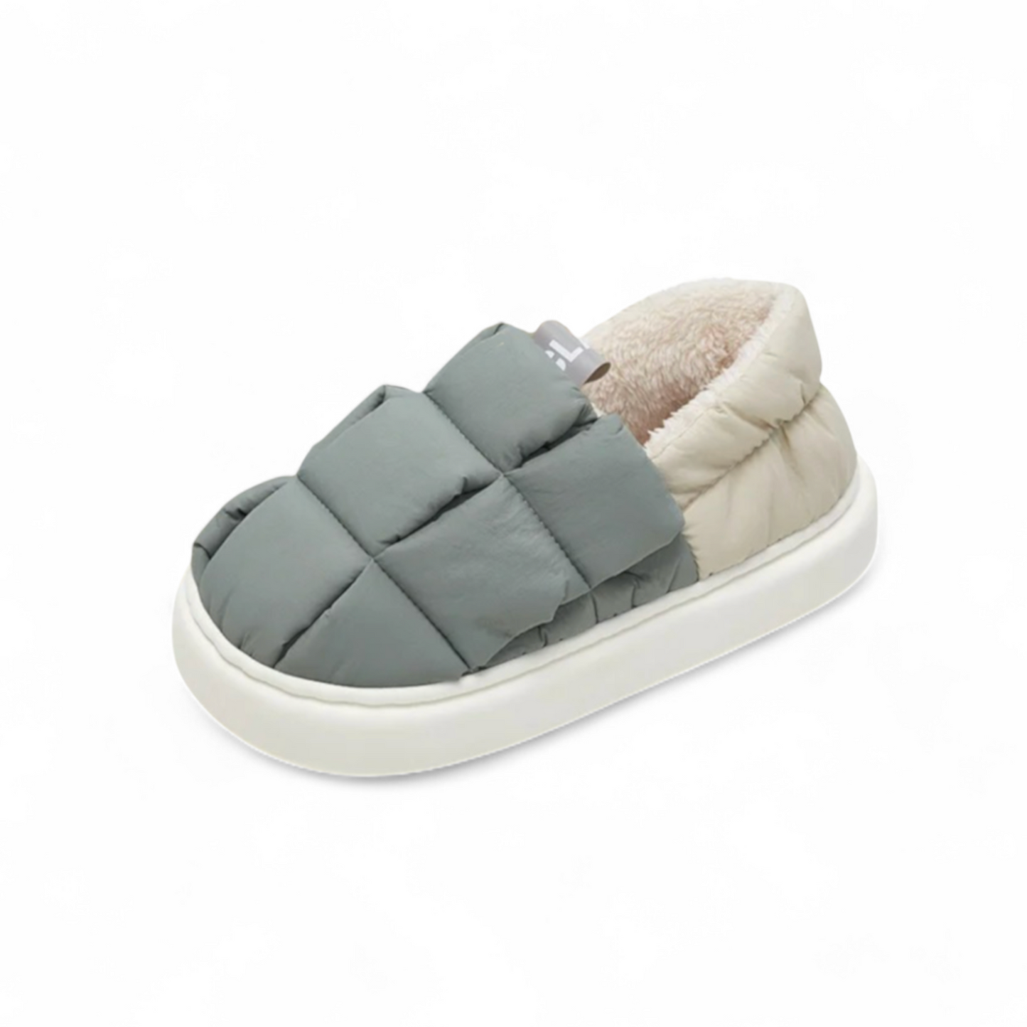 Soofeet Women Orthopedic Cozy Puffy Quilted Shoes.