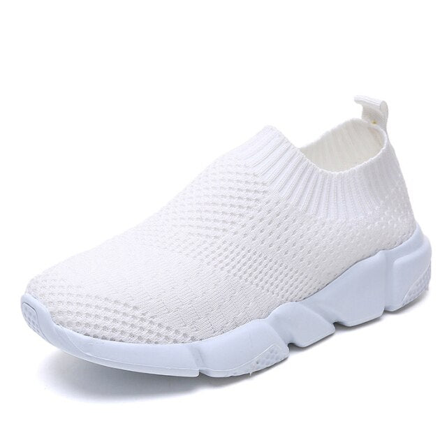 SOOFEET Women Orthopedic Slip On Vulcanize Super Light Chunky Spring Modern Sporty Shoes