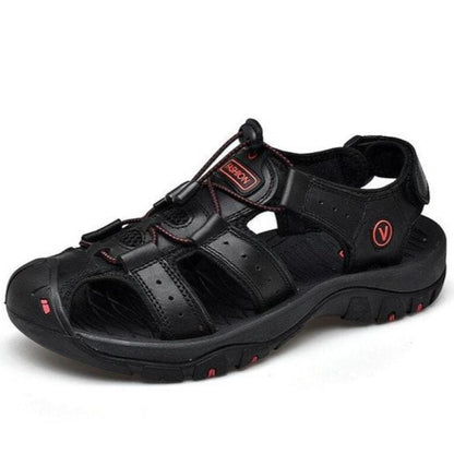 SOOFEET Orthopedic Sandals For Men Hollow Casual Sandals