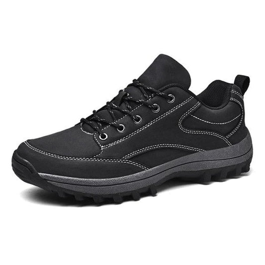 SOOFEET Men Orthopedic Shoes Hard-wearing Leather Sneakers