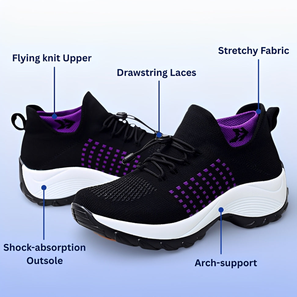 SooFeet's Women Comfy Arch | Arch-support Breathable Slip-on Nurse Shoes