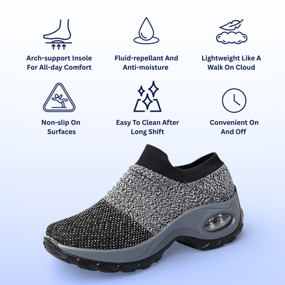 Soofeet's Women Natural Arch | Orthopedic Comfortable Air-cushioned Nurse Shoes