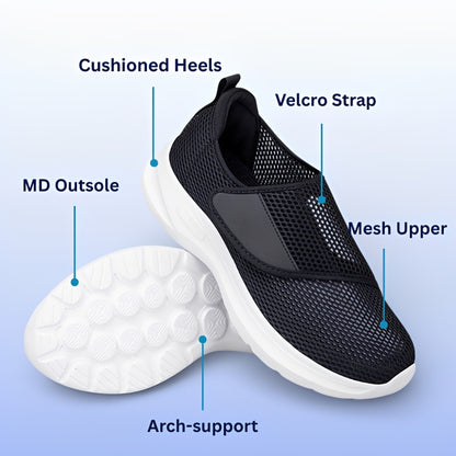 SooFeet's Women Ultra-Light | Breathable Hands-free Cushioned Ortho Nurse Shoes
