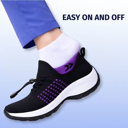 SooFeet's Women Comfy Arch | Arch-support Breathable Slip-on Nurse Shoes