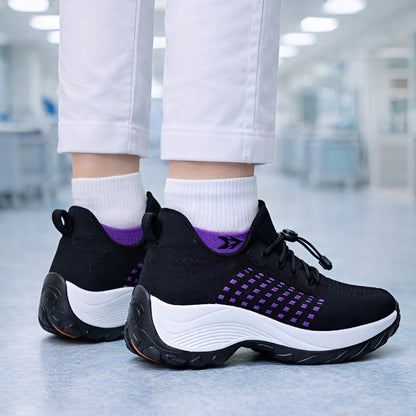 SooFeet's Women Comfy Arch | Arch-support Breathable Slip-on Nurse Shoes