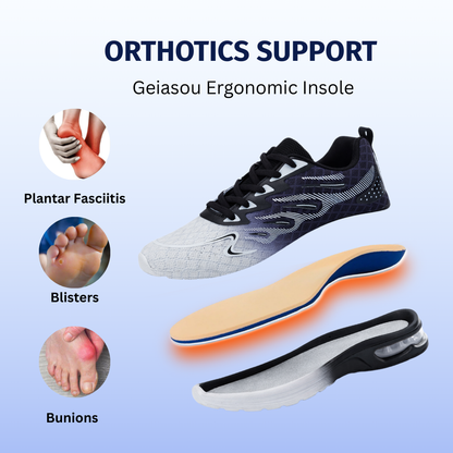 SooFeet's Women Stride Force | Breathable Arch-support Air-cushioned Stylish Nurse Shoes