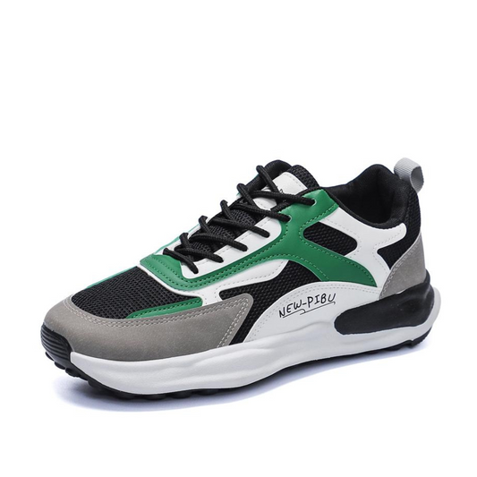 SooFeet Men Orthopedic Good Walking Shoes Comfortable Shock-Absorbing Non-Slip Bold Design