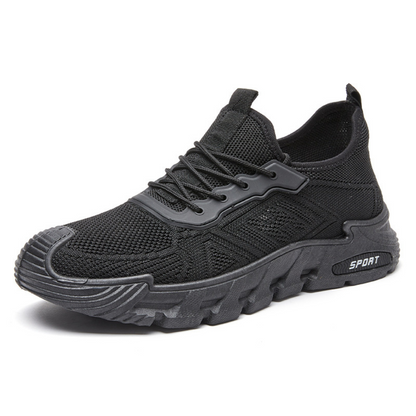 SooFeet Men Orthopedic Good Walking Shoes Comfortable Ultra-Light Air Mesh Thick Cushion Sole for Summer
