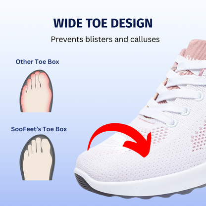 SooFeet's Women Cloud Walk | Arch-support Non-slip Comfy Nurse Shoes
