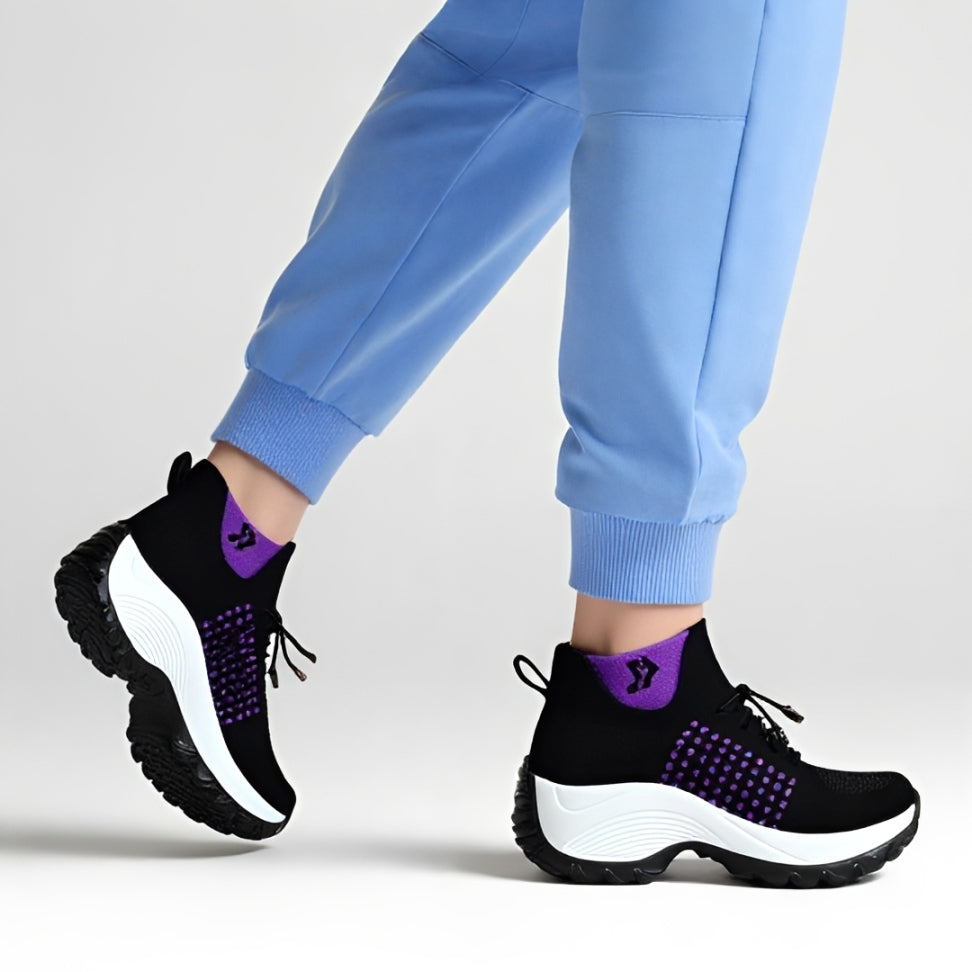 SooFeet's Women Comfy Arch | Arch-support Breathable Slip-on Nurse Shoes