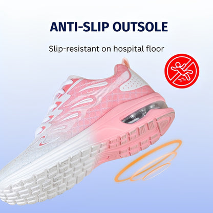 SooFeet's Women Stride Force | Breathable Arch-support Air-cushioned Stylish Nurse Shoes