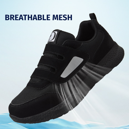 SooFeet's Women Walk Ease | Breathable Arch-support Mesh Velcro Nurse Shoes