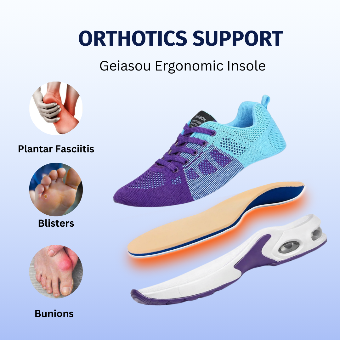 SooFeet's Women Vitality | Breathable Arch-support Air-cushioned Comfortable Nurse Shoes