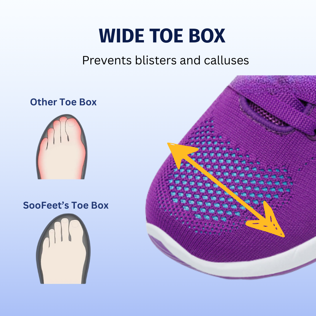 SooFeet's Women Vitality | Breathable Arch-support Air-cushioned Comfortable Nurse Shoes