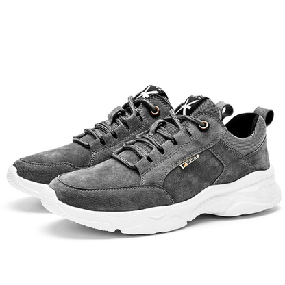 SooFeet Men Orthopedic Shoes Comfy Leather Mesh Water-resistant Airy Casual Sneakers Walking