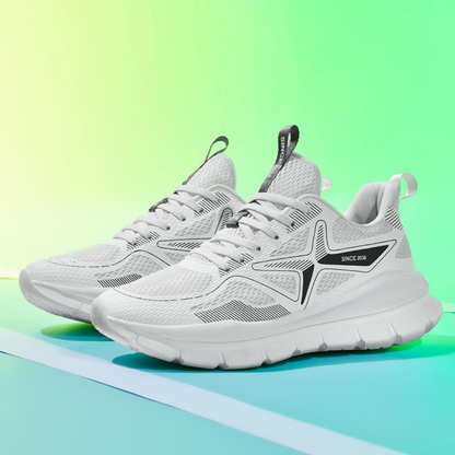 SooFeet Men Orthopedic Shoes Arch-support Airy Mesh Cushioned Sole Comfy Sneakers